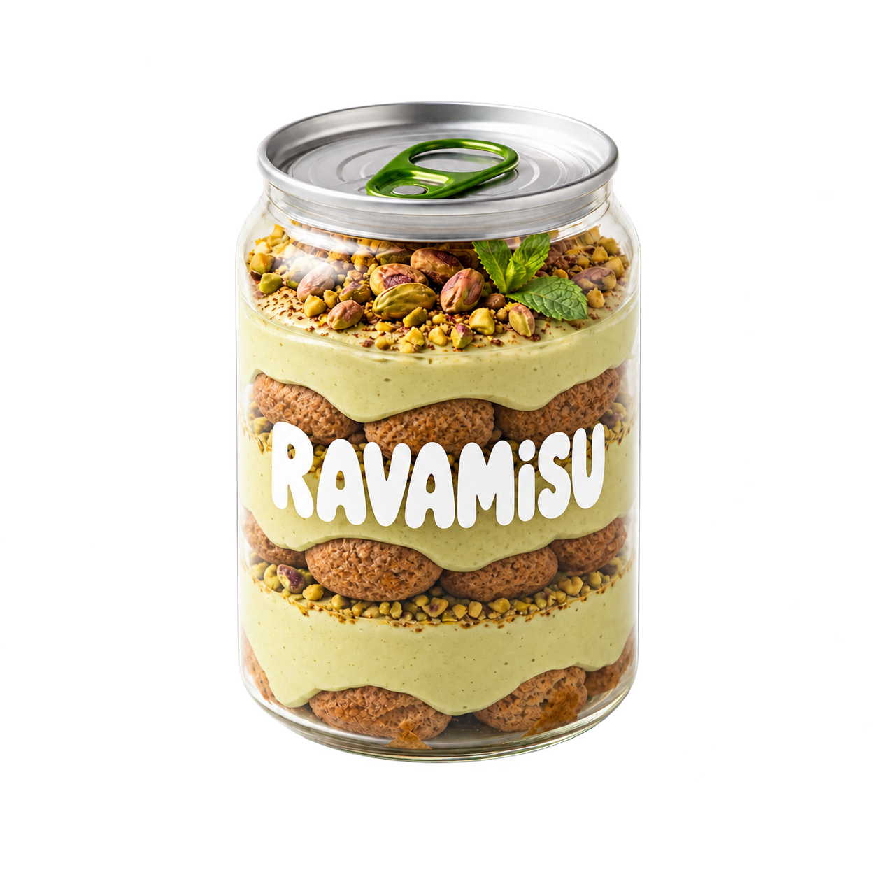 Roasted pistachio RAVAMISU can